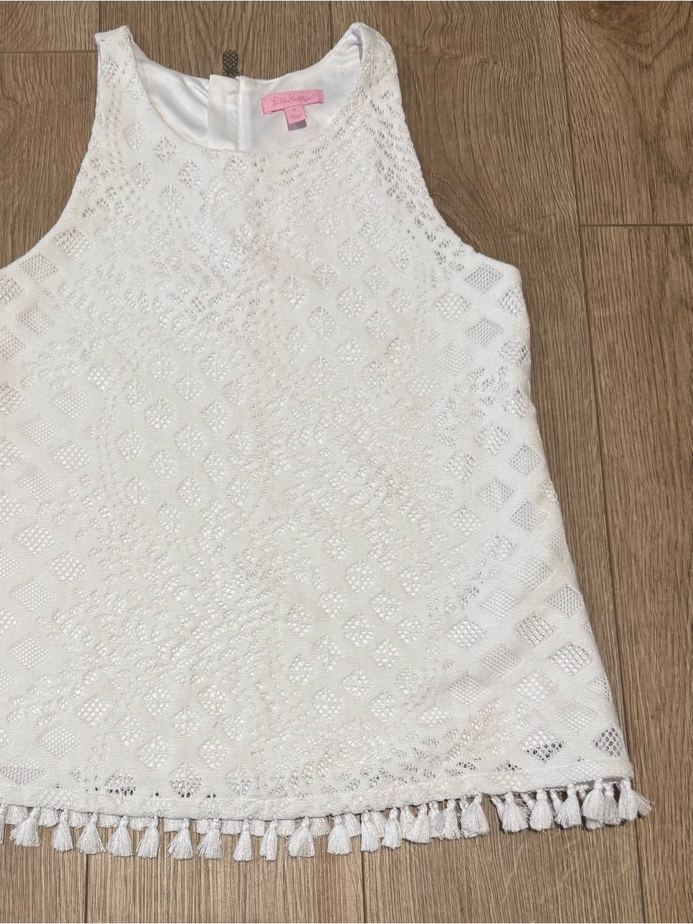 Lilly Pulitzer White Sleeveless Top